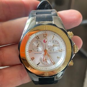 ✨authentic✨ Michele Tahitan Jelly Bean two-tone 18K gold watch